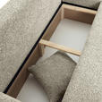 ECKSOFA Mintgrün Flachgewebe Zierkissen, Rückenkissen, Bettkasten, Schlaffunktion, Rücken echt, Liegefläche im Originalstoff  - Schwarz/Mintgrün, KONVENTIONELL, Kunststoff/Textil (145/285cm) - Carryhome