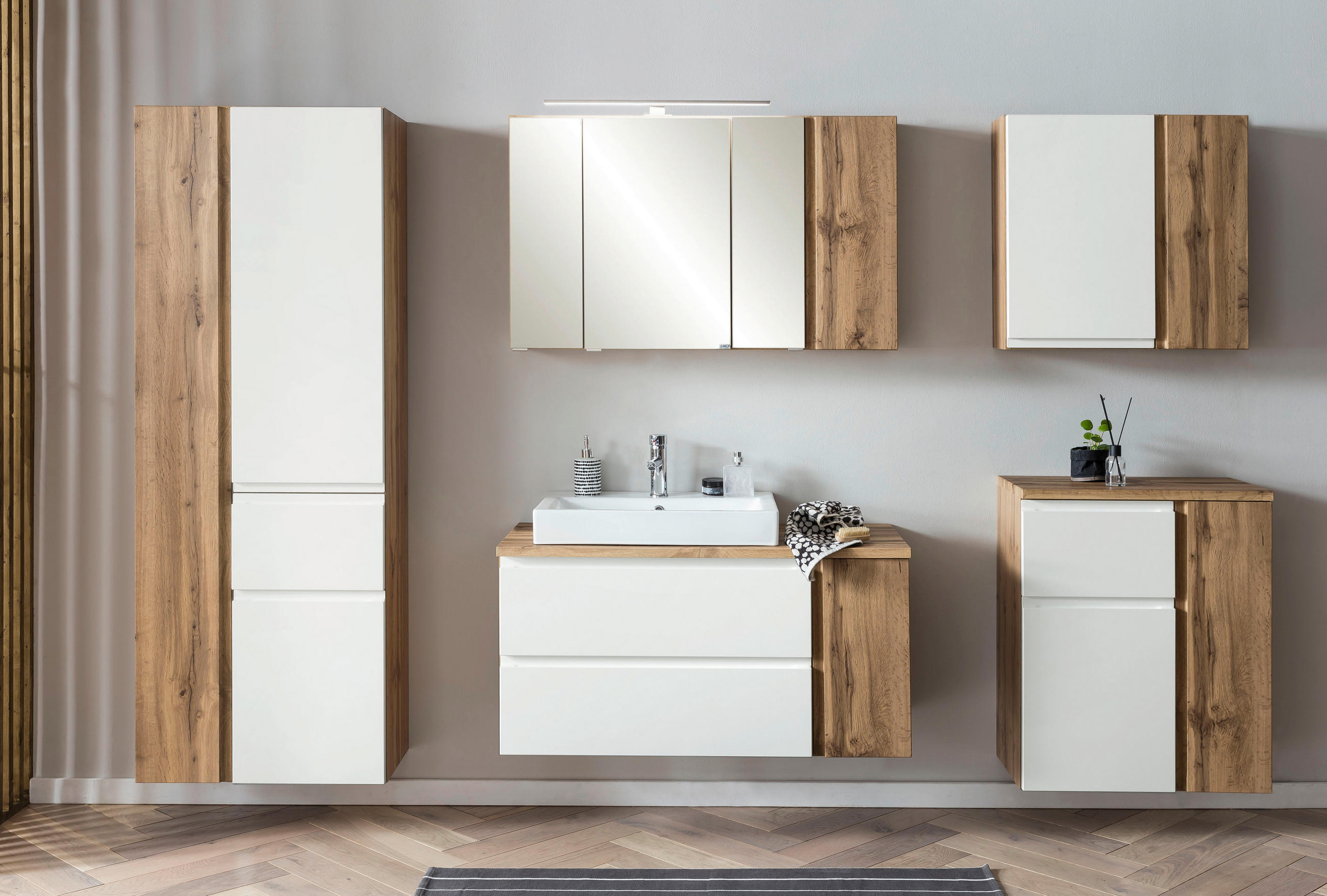 SPIEGELSCHRANK 105/64/20 cm  - MODERN, Glas/Holzwerkstoff (105/64/20cm) - Held