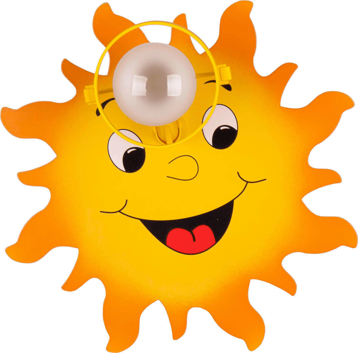 KINDERWANDLEUCHTE 23/16 cm   - Blau/Gelb, Basics, Holzwerkstoff/Kunststoff (23/16cm)