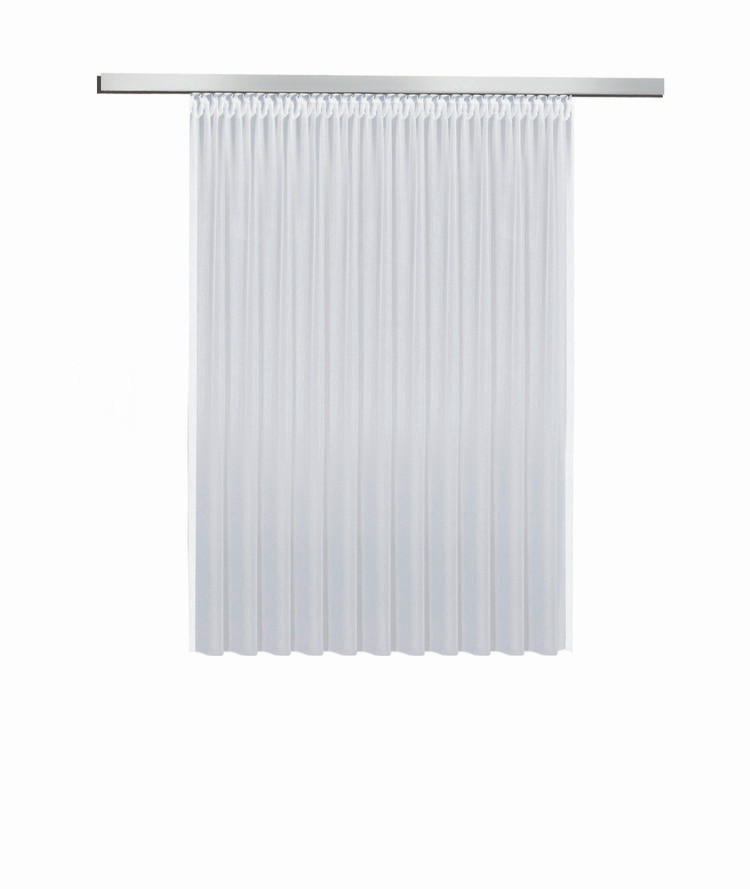 FERTIGSTORE  transparent  300/150 cm   - Weiß, Basics, Textil (300/150cm)