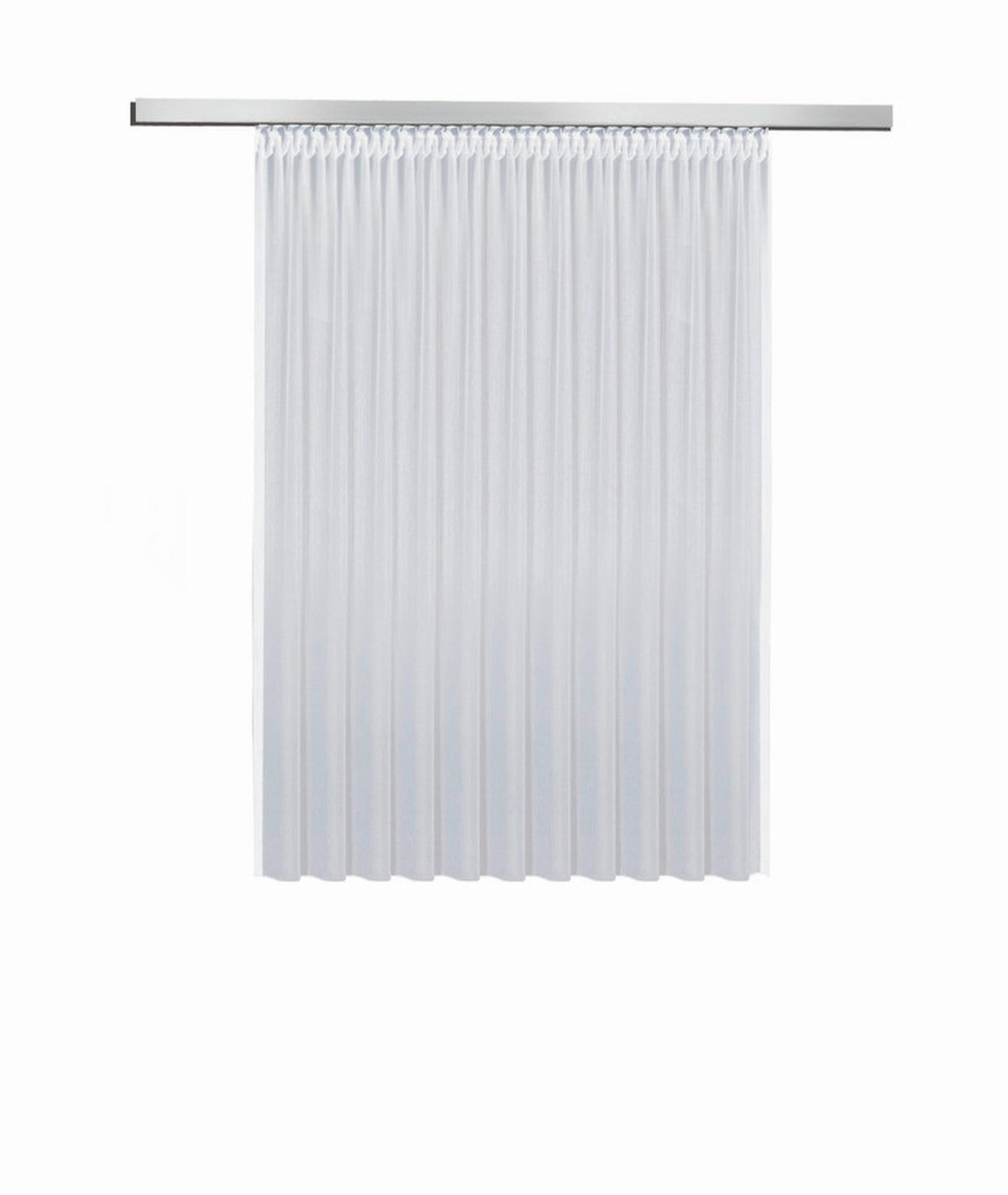 FERTIGSTORE  transparent  300/150 cm   - Weiß, Basics, Textil (300/150cm)