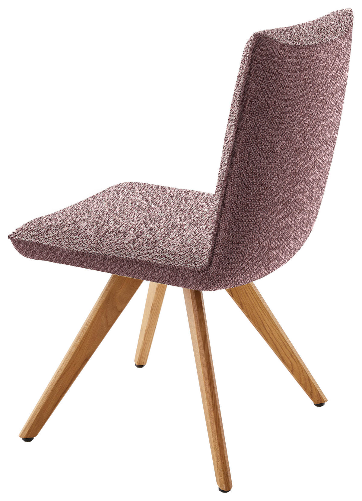 STUHL in Holz, Textil Altrosa  - Eichefarben/Altrosa, Design, Holz/Textil (48/91/63cm) - Koinor
