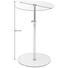 BEISTELLTISCH in Chromfarben, Klar - Chromfarben/Klar, Design, Glas/Metall (40/48,5/78/40cm) - Carryhome BEISTELLTISCH in Chromfarben, Klar - Chromfarben/Klar, Design, Glas/Metall (40/48,5/78/40cm) - Carryhome