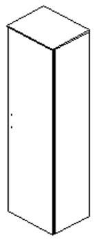 Thumbnail - Carryhome Mehrzweckschrank, Weiß, Kunststoff, 4 Einlegeböden + 1 Konstuktionsboden Fächer, 50x195x40 cm, FSC Mix, stehen...