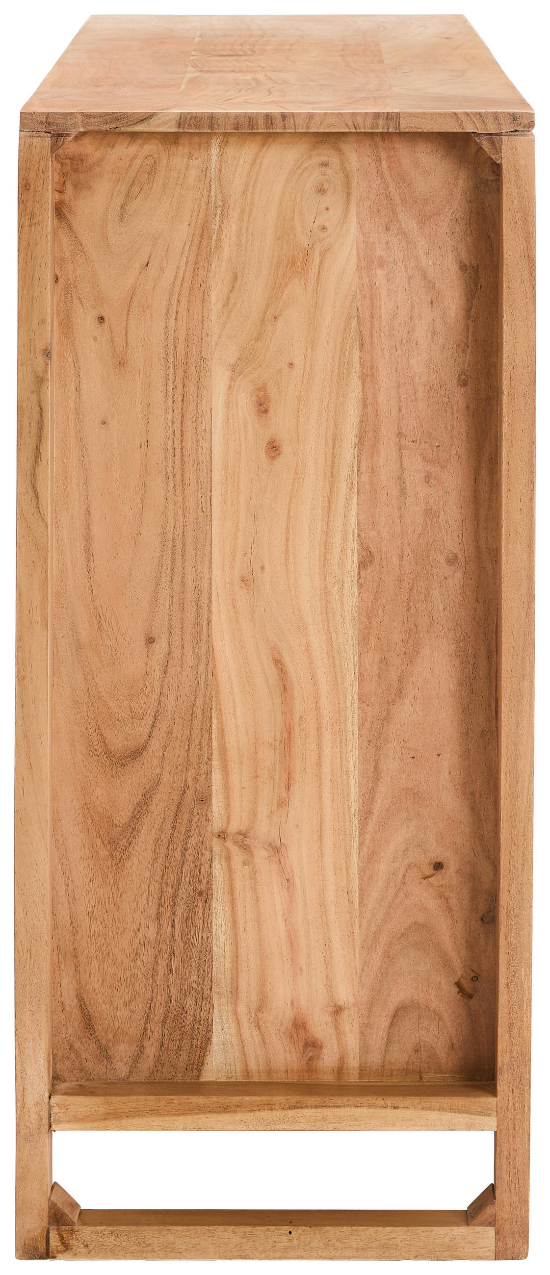 SIDEBOARD  in 160/90/40 cm  - Schwarz/Naturfarben, KONVENTIONELL, Holz/Metall (160/90/40cm) - Livetastic