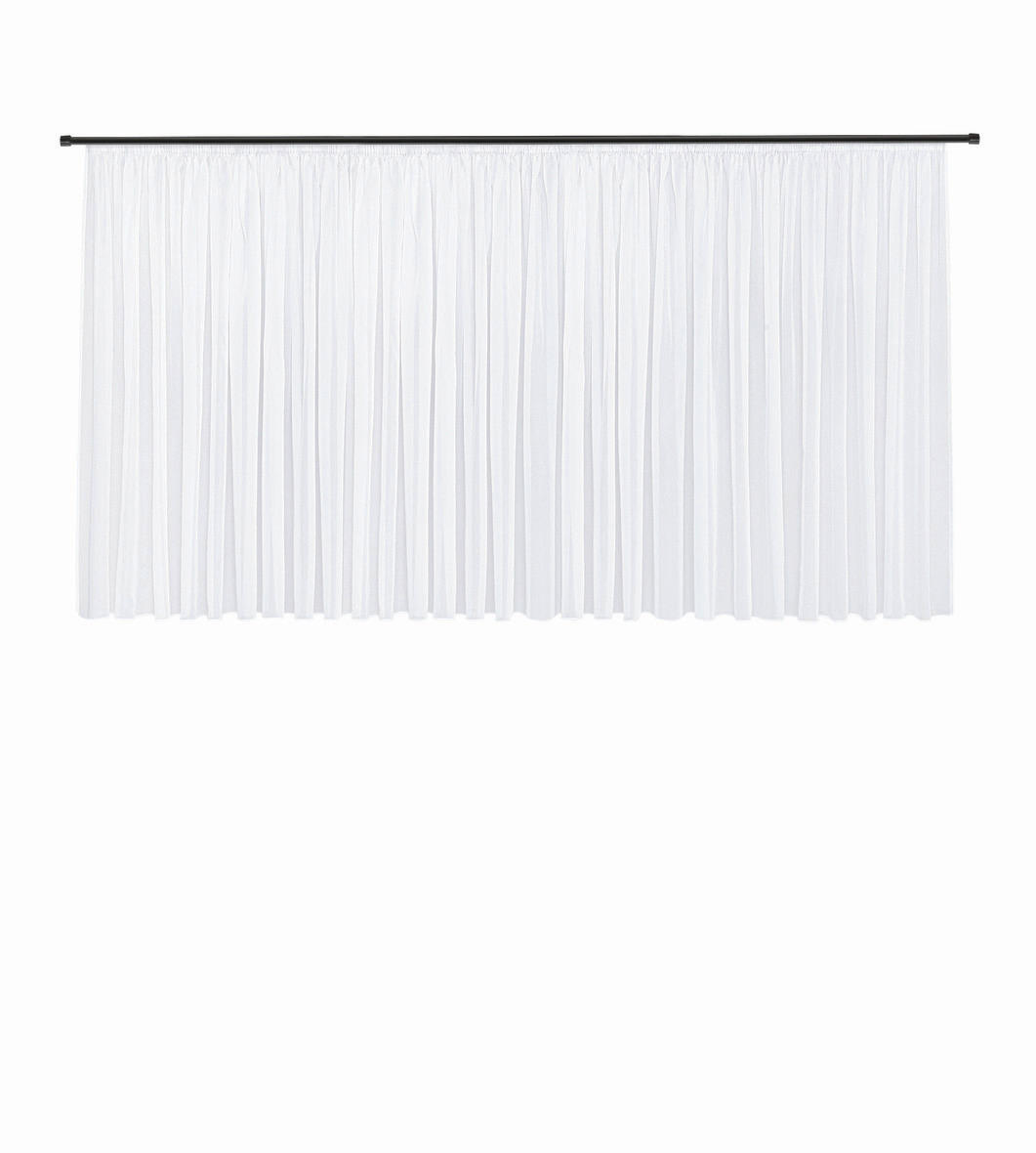 FERTIGSTORE  transparent  600/150 cm   - Weiß, Basics, Textil (600/150cm)