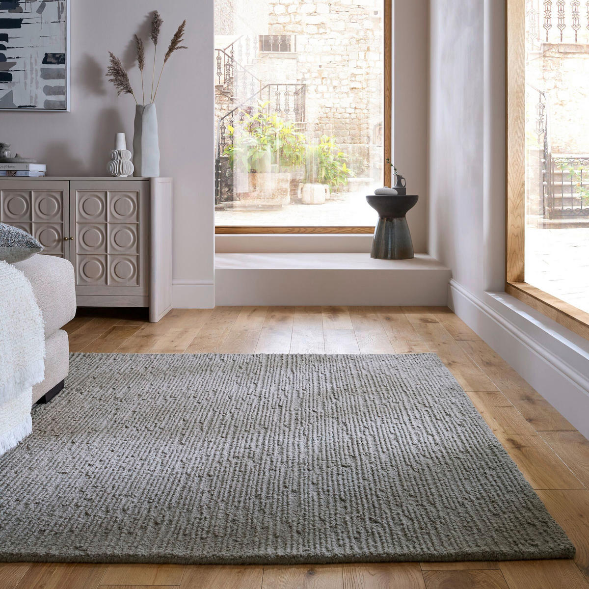 WOLLTEPPICH 120/170 cm Grau  - Grau, MODERN, Textil (120/170cm) - Xora