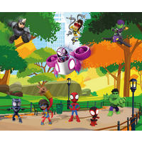FOTOTAPETE SPIDEY SCAVENGER HUNT  - Naturfarben, Design, Textil (300/250cm) - Marvel