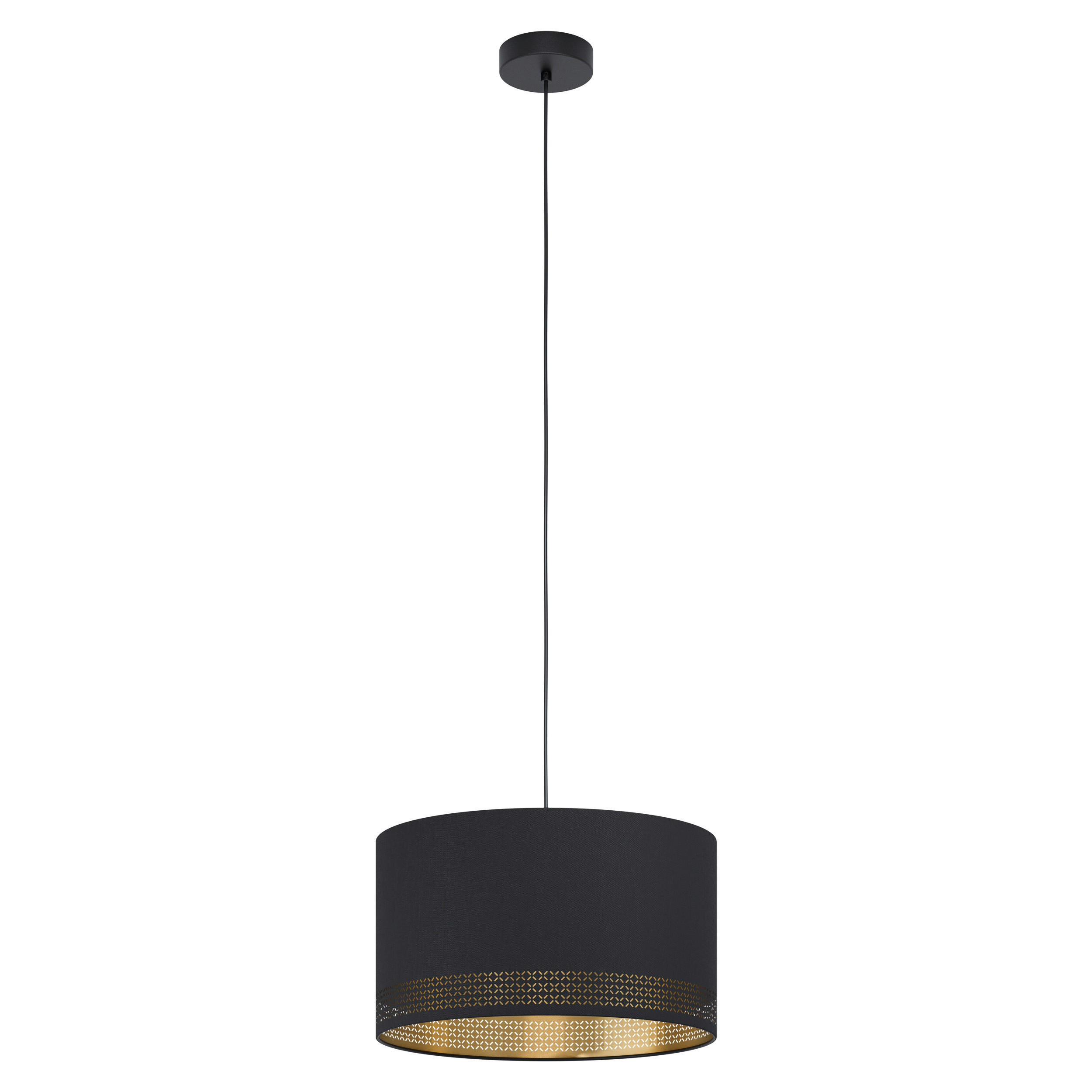 Eglo Hängeleuchte Esteperra Schwarz, Gold 110 cm