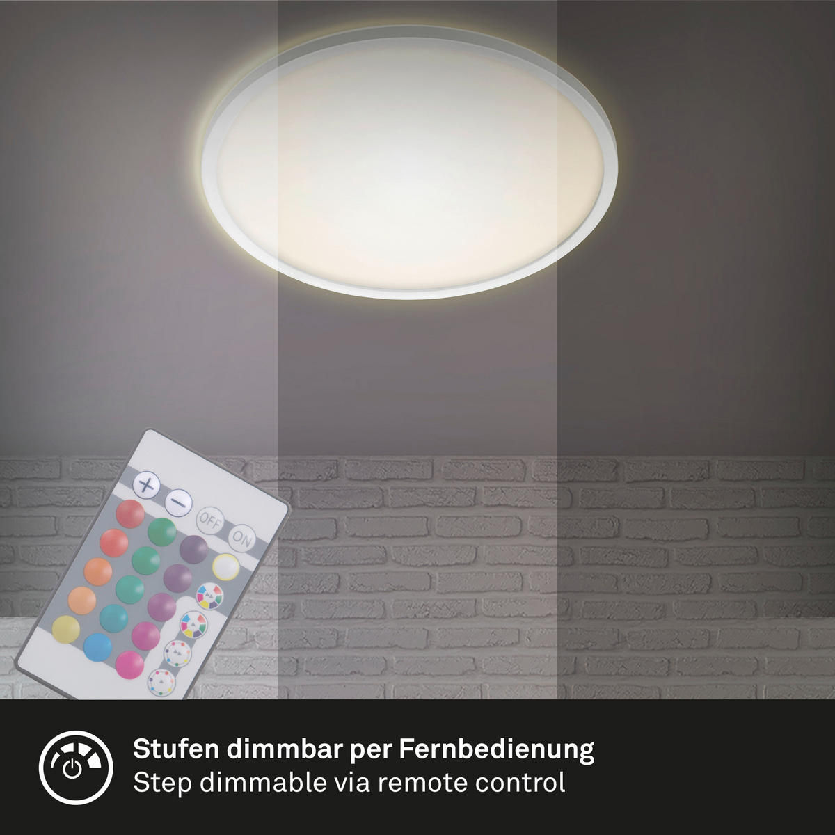 LED-PANEEL Slim 42/2,8 cm   - Weiß, Basics, Kunststoff (42/2,8cm)