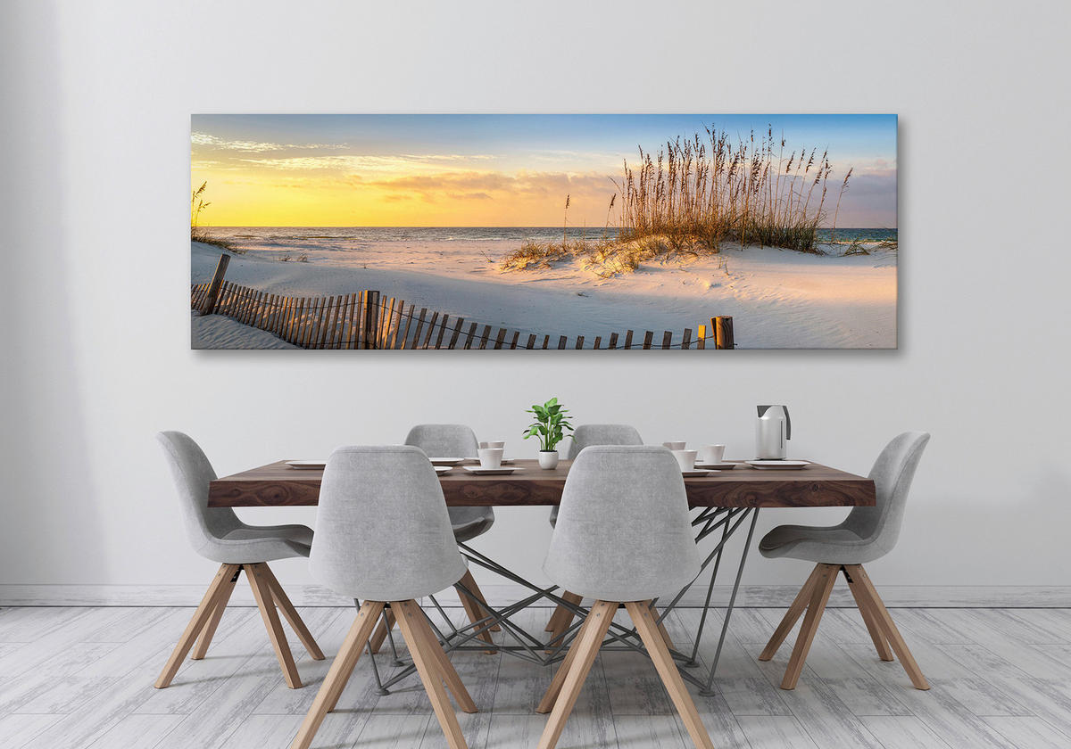 KEILRAHMENBILD Strand & Meer 180/60 cm  - Multicolor, LIFESTYLE, Holz/Papier (180/60cm) - Euroart