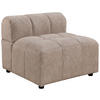 SOFAELEMENT Struktur  - Beige/Schwarz, Design, Holz/Kunststoff (84/70/84cm) - MID.YOU