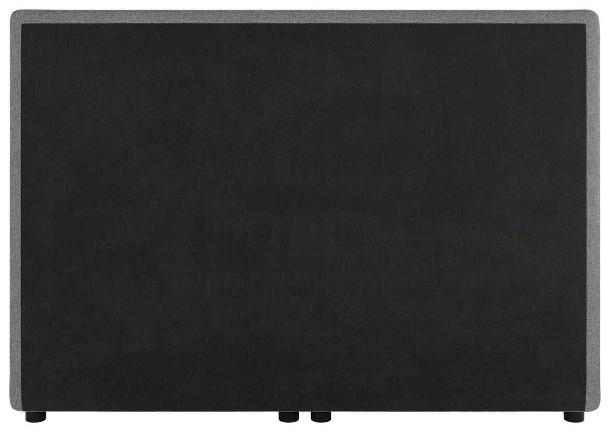 BOXSPRINGBETT 140/200 cm  in Hellgrau  - Hellgrau/Schwarz, MODERN, Karton/Holz (140/200cm) - MID.YOU