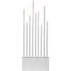 LED-KERZE  - Weiß, Basics, Holz/Metall (23/6/60cm) - Eglo