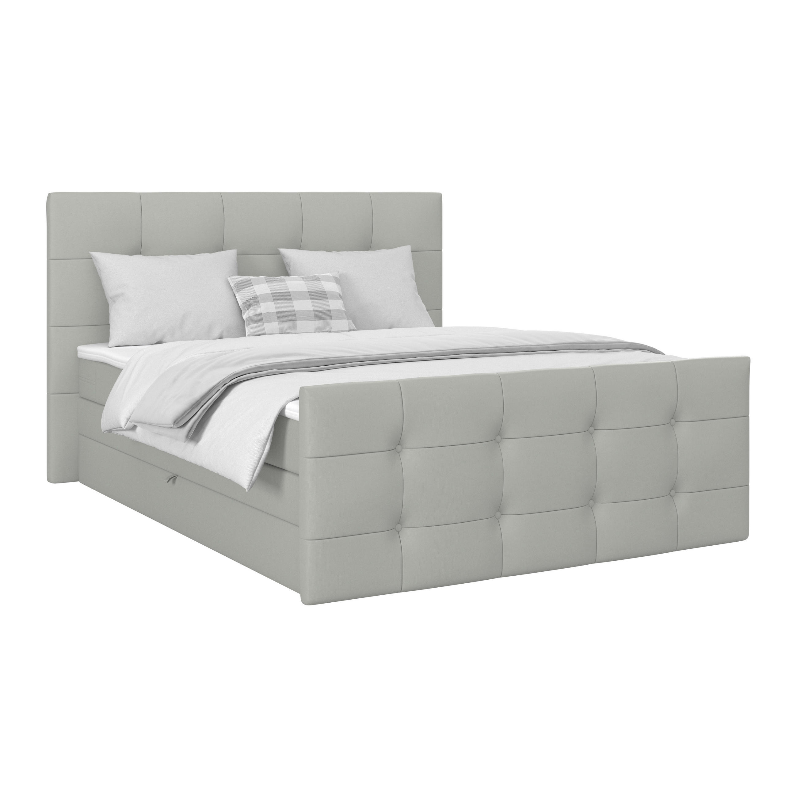 Boxspringbett Mit Topper & Bettkasten 160x200 Josie