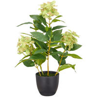 KUNSTBLUME - Schwarz/Braun, Basics, Kunststoff (45cm)