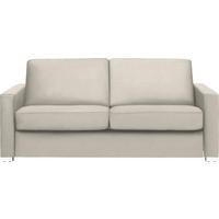 SCHLAFSOFA Webstoff Creme  - Chromfarben/Creme, KONVENTIONELL, Textil/Metall (188/86/97cm) - Novel