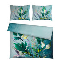 OBOJESTRANSKA POSTELJNINA 200/200 cm saten zelena  - zelena, Basics, tekstil (200/200cm) - Esposa