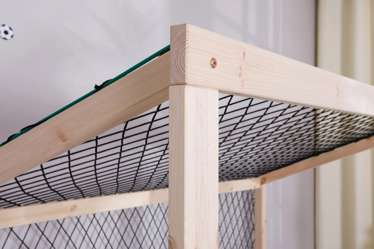 AUSZIEHBETT 90/200 cm  in Naturfarben  - Naturfarben, MODERN, Holz/Textil (90/200cm) - MID.YOU