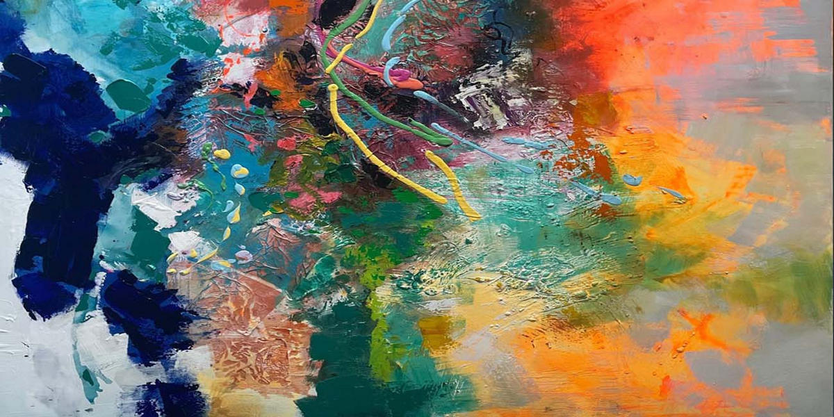 Pictură În Ulei 60/120 cm  - Basics, textil (60/120cm)