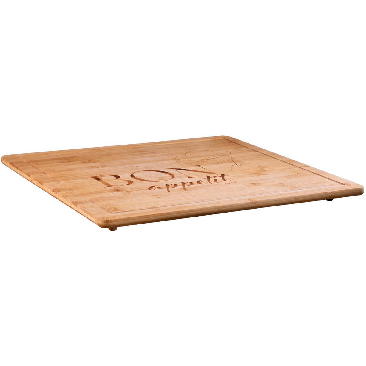 HERDABDECKPLATTE 5859713  - Braun, Basics, Holz (56/4/50cm) - Kesper