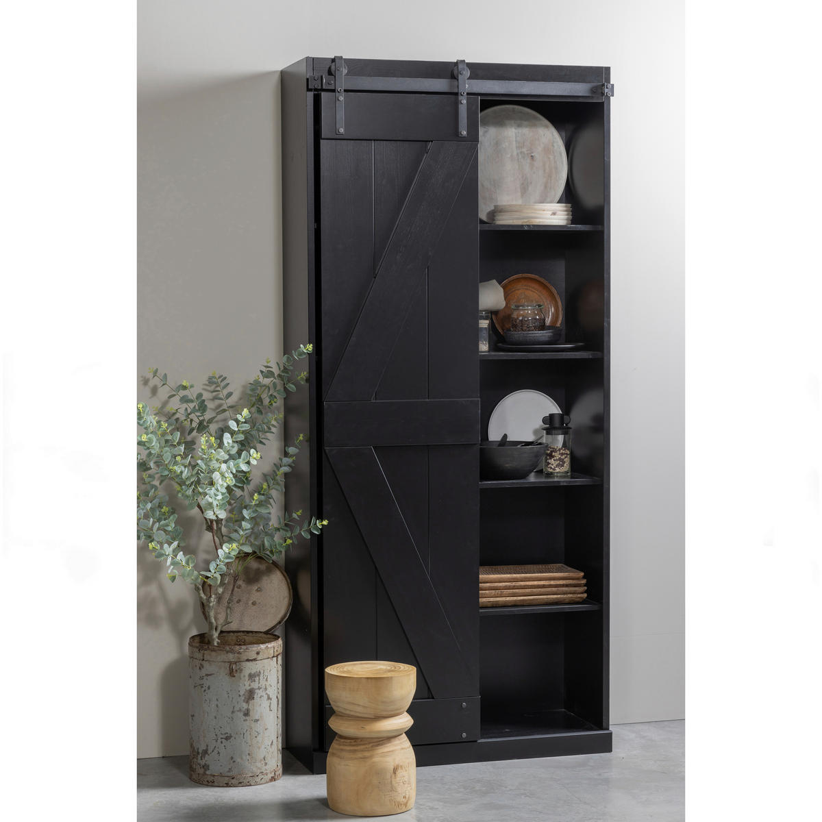 BEISTELLTISCH 28/28/40 cm Bikkel Paulownia Naturfarben rund  - Naturfarben, Design, Holz (28/28/40cm) - Livetastic