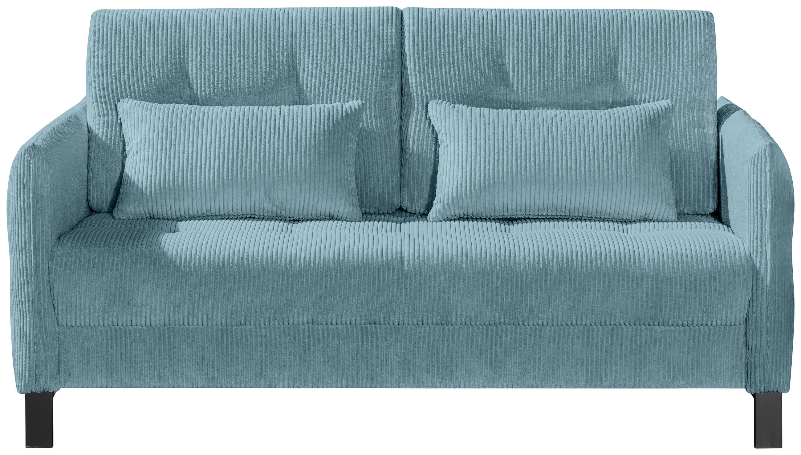 SCHLAFSOFA in Textil Türkis  - Türkis/Schwarz, Design, Textil/Metall (170/88/110cm) - Novel