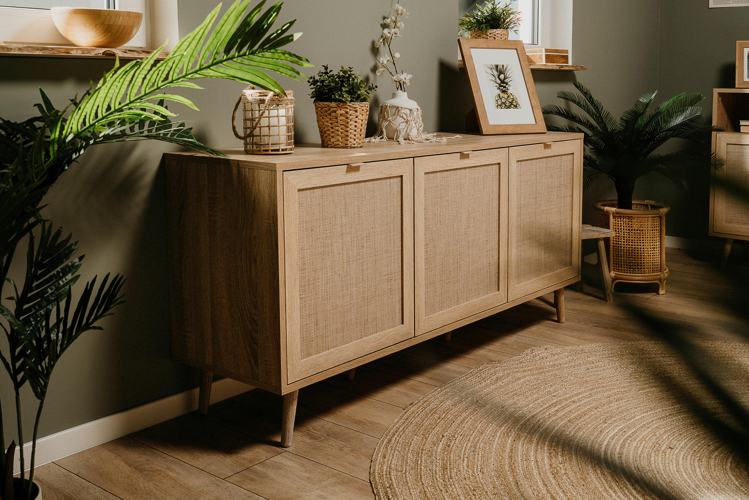 SIDEBOARD 150/71/40 cm in Sonoma Eiche - Sonoma Eiche, Natur, Holz/Holzwerkstoff (150/71/40cm) - MID.YOU