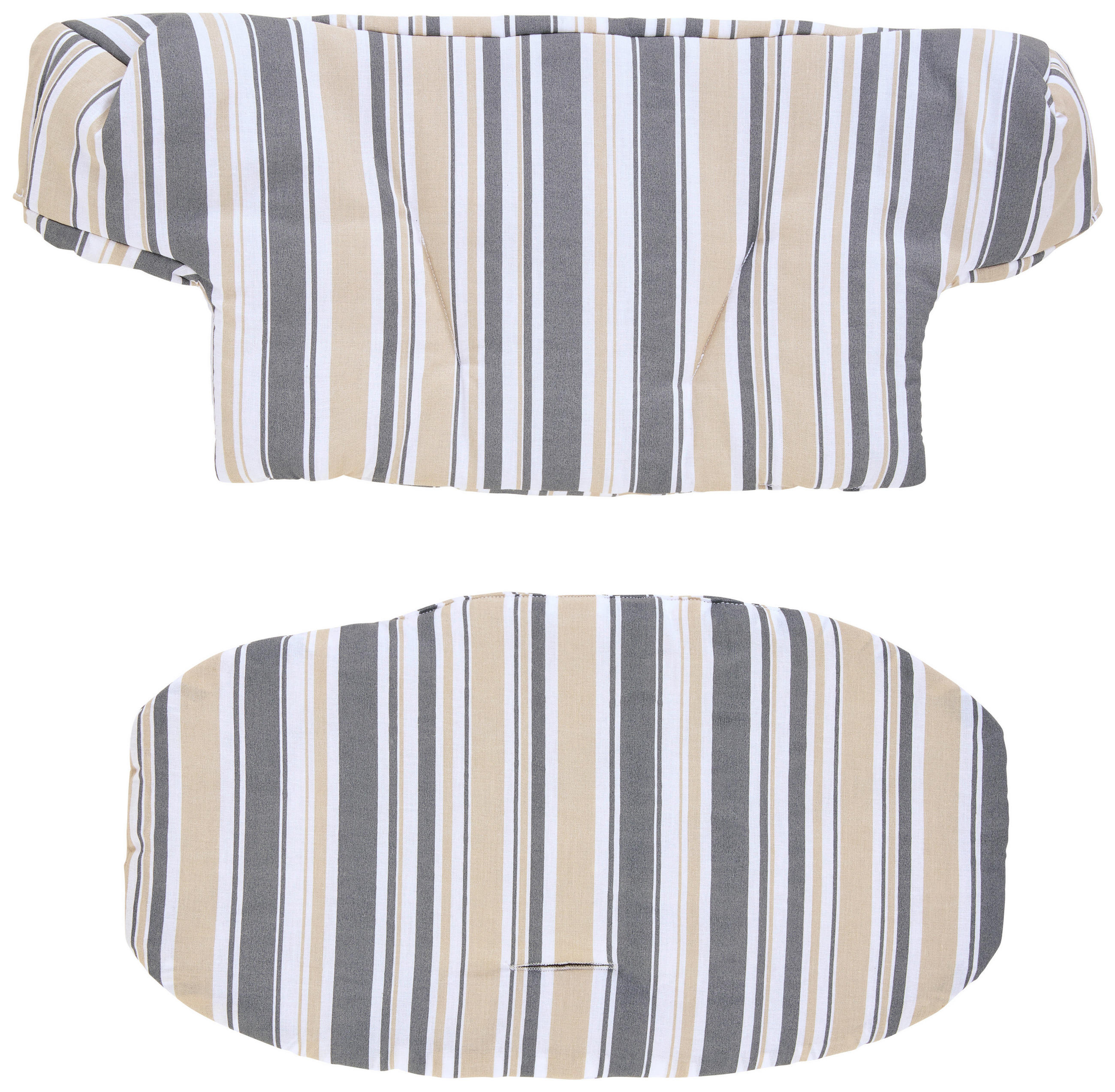 HOCHSTUHLEINLAGE LUNCH  - Beige/Weiß, Basics, Textil (25/50cm) - My Baby Lou