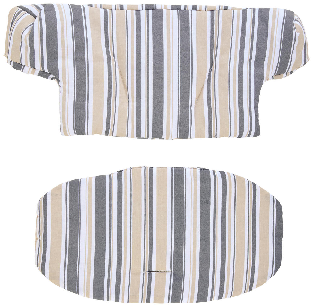 HOCHSTUHLEINLAGE LUNCH  - Beige/Weiß, Basics, Textil (25/50cm) - My Baby Lou