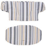HOCHSTUHLEINLAGE LUNCH  - Beige/Weiß, Basics, Textil (25/50cm) - My Baby Lou