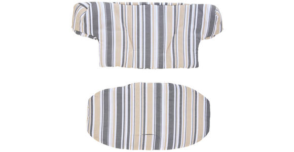 HOCHSTUHLEINLAGE LUNCH  - Beige/Weiß, Basics, Textil (25/50cm) - My Baby Lou