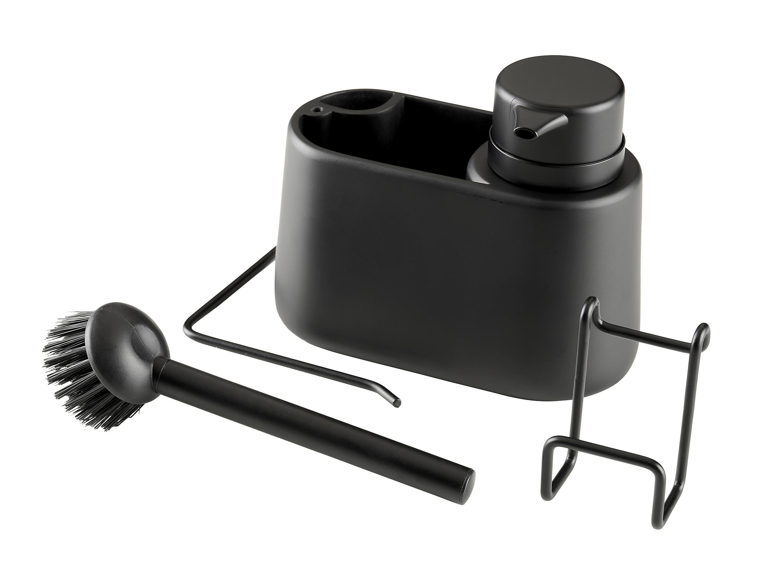 SPÜLORGANIZER - Schwarz, Design, Kunststoff/Metall (28cm) - Homeware