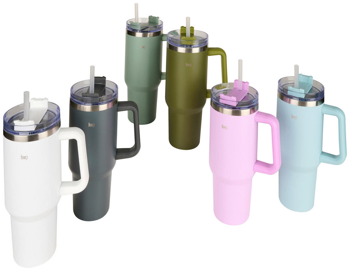 TERMOIZOLAČNÍ HRNEK  1.2 l - tmavě šedá, Trend, kov/plast (10/26,5cm) - Homeware Profession.