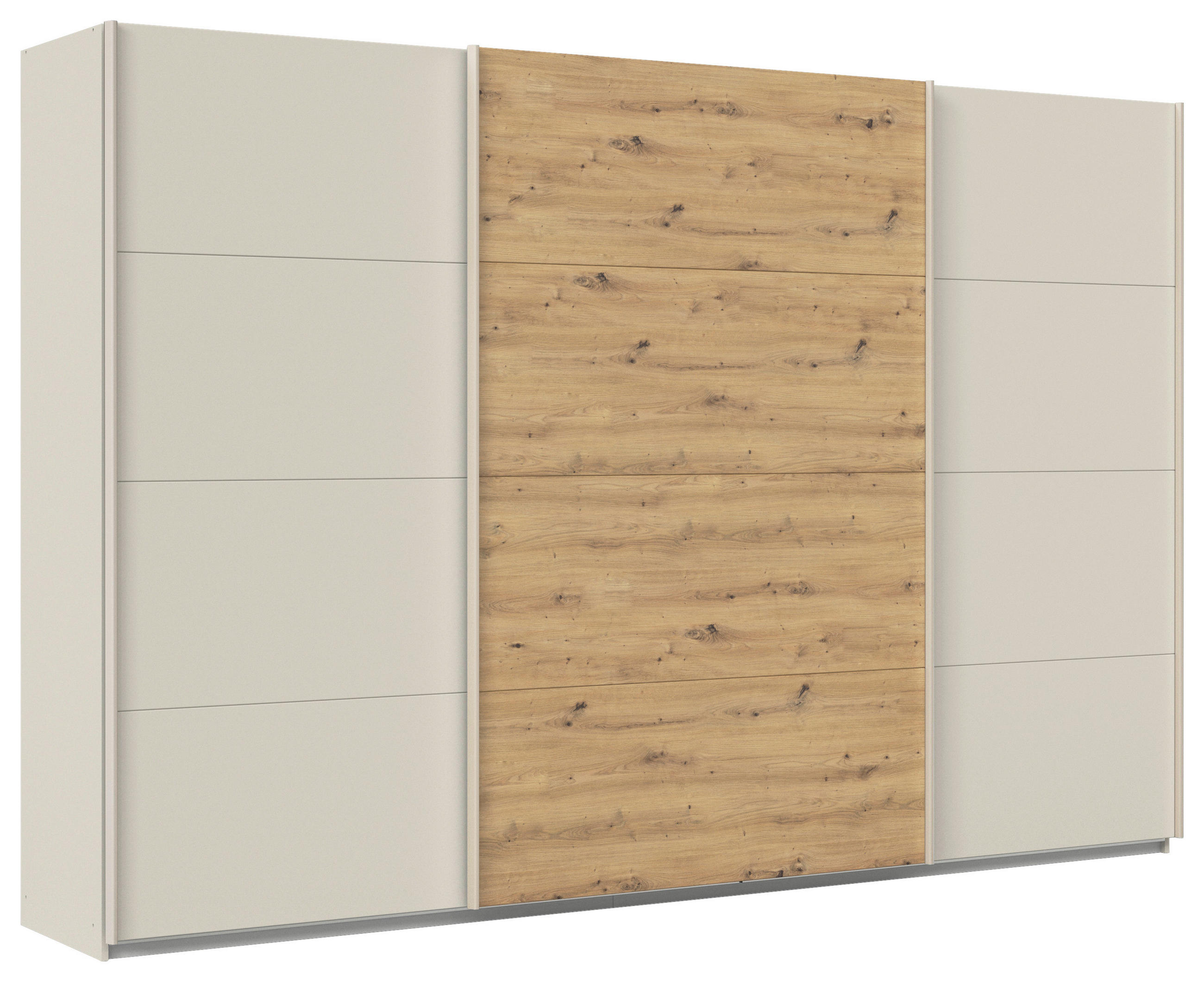 Schwebetürenschrank 315cm Feldkirch Champagner/Eiche