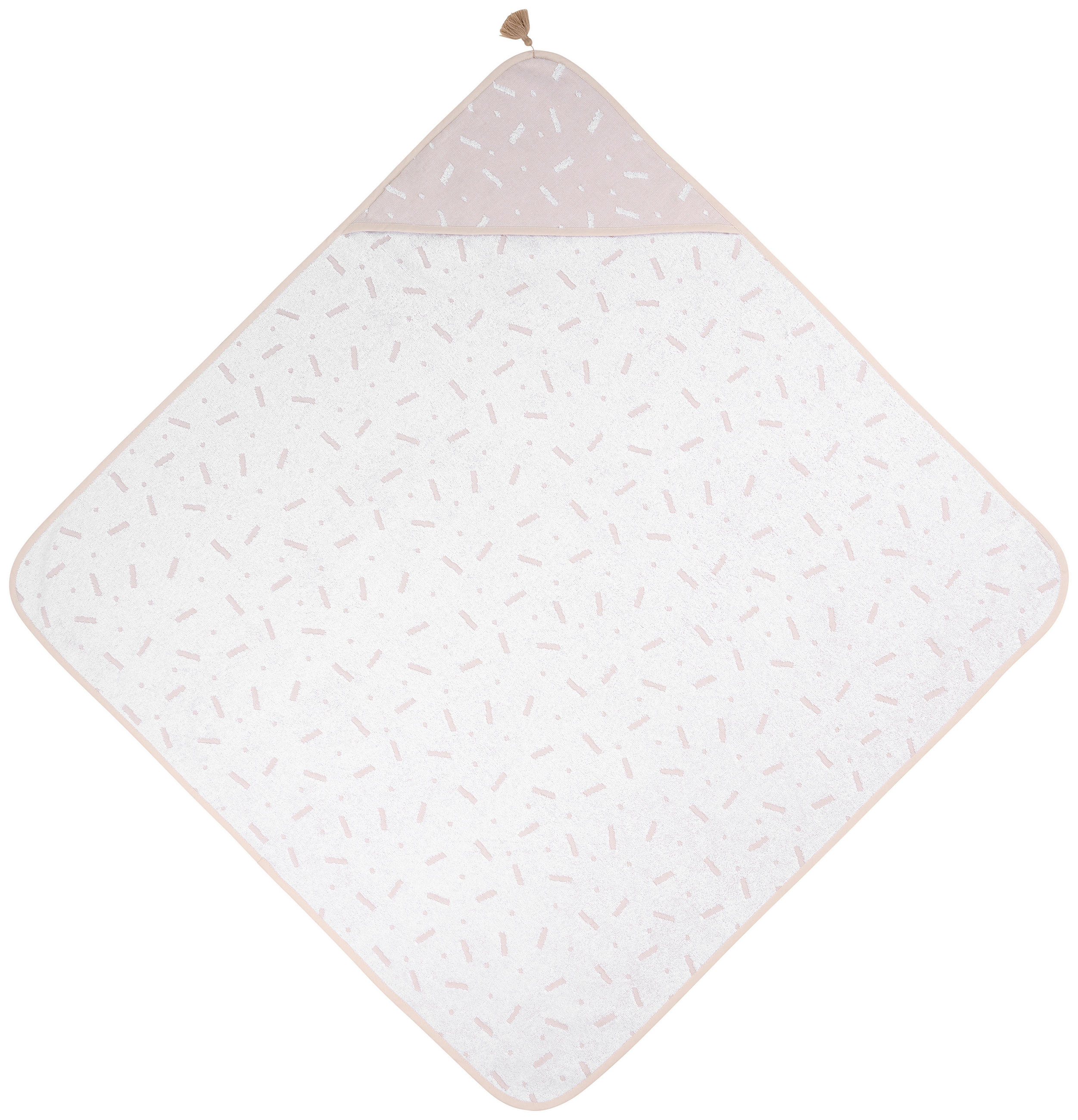 KAPUZENBADETUCH 100/100 cm    - Perlmutt, Trend, Textil (100/100cm) - Patinio