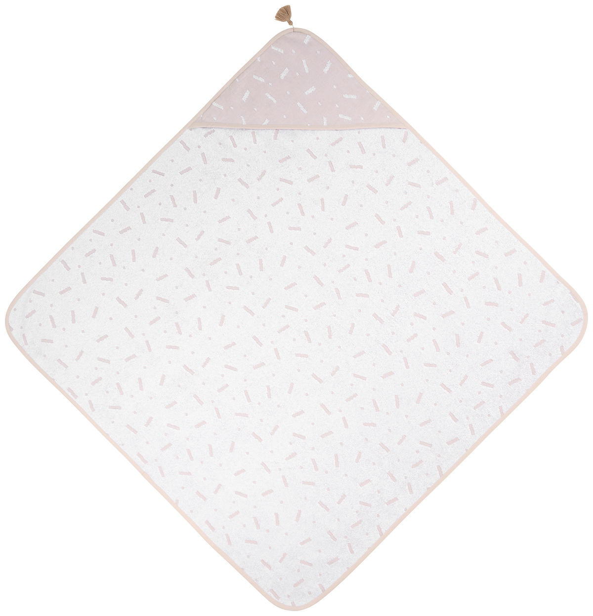 KAPUZENBADETUCH 100/100 cm    - Perlmutt, Trend, Textil (100/100cm) - Patinio