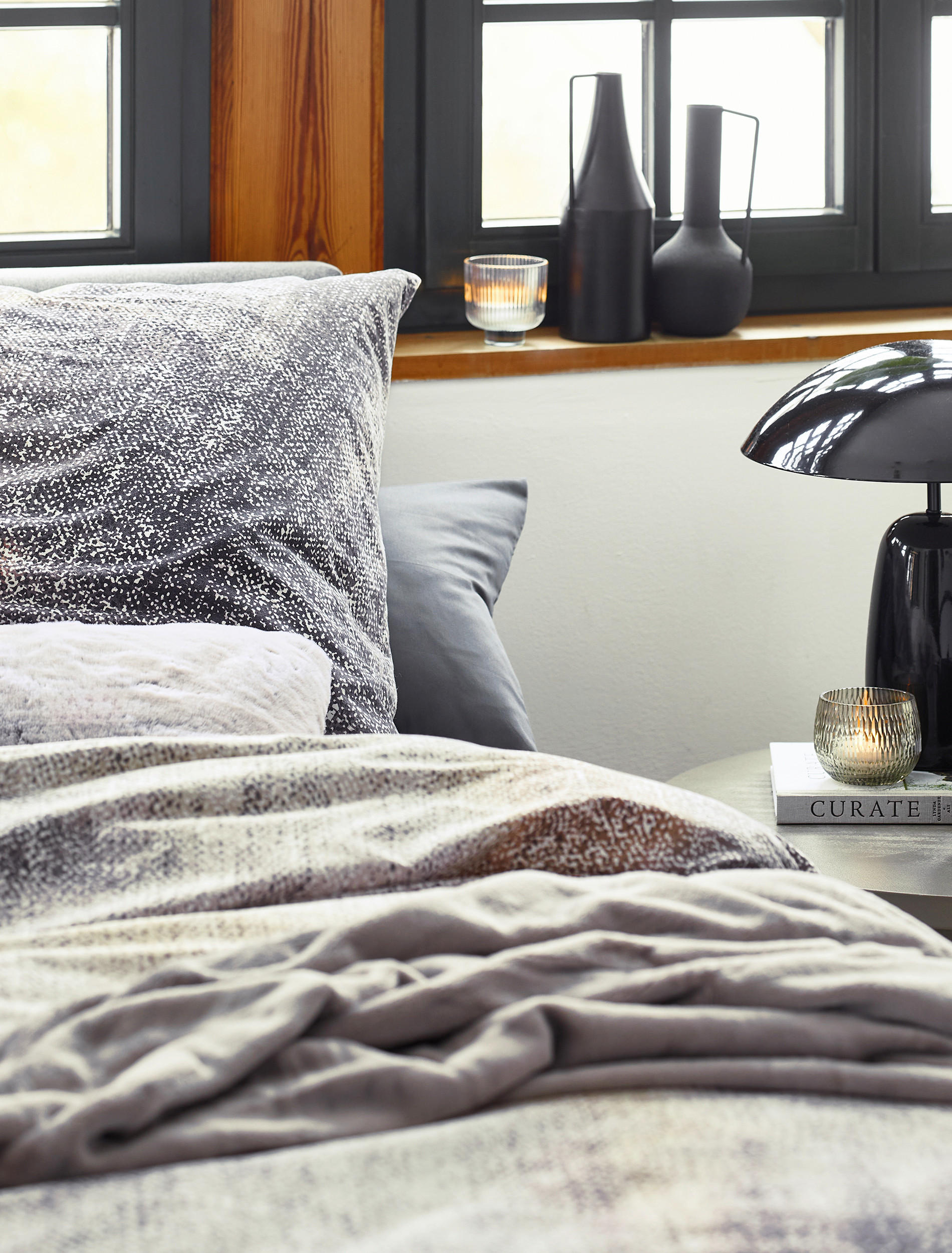 Thumbnail - Irisette Bettwäsche, Grau, Textil, Farbverlauf, 135x200 cm, pflegeleicht, hautfreundlich, bügelleicht, weiche und anschm...