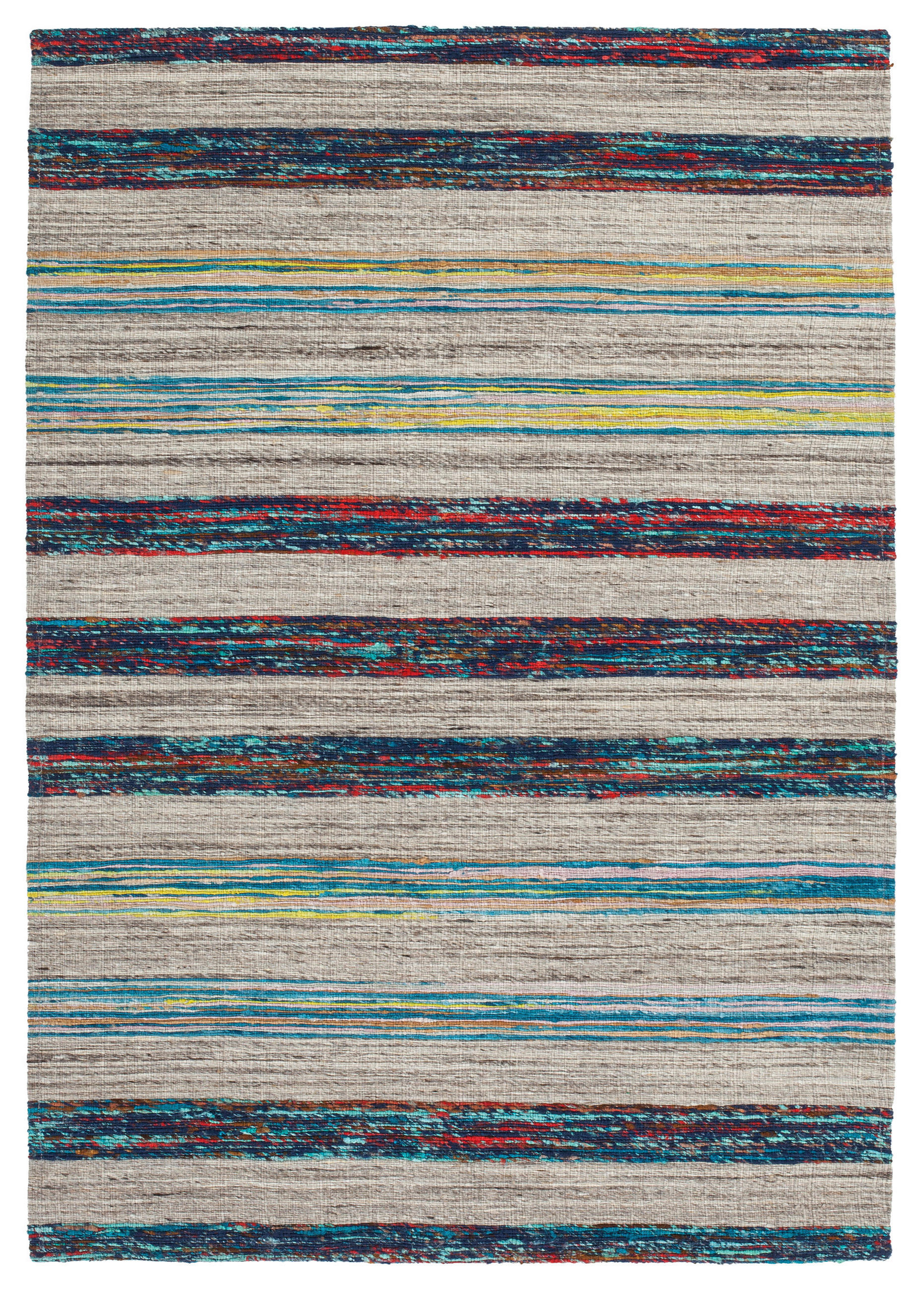 GYAPJÚSZŐNYEG  Duarte  - natúr színű/kék, Basics, textil (160/230cm) - Kayoom