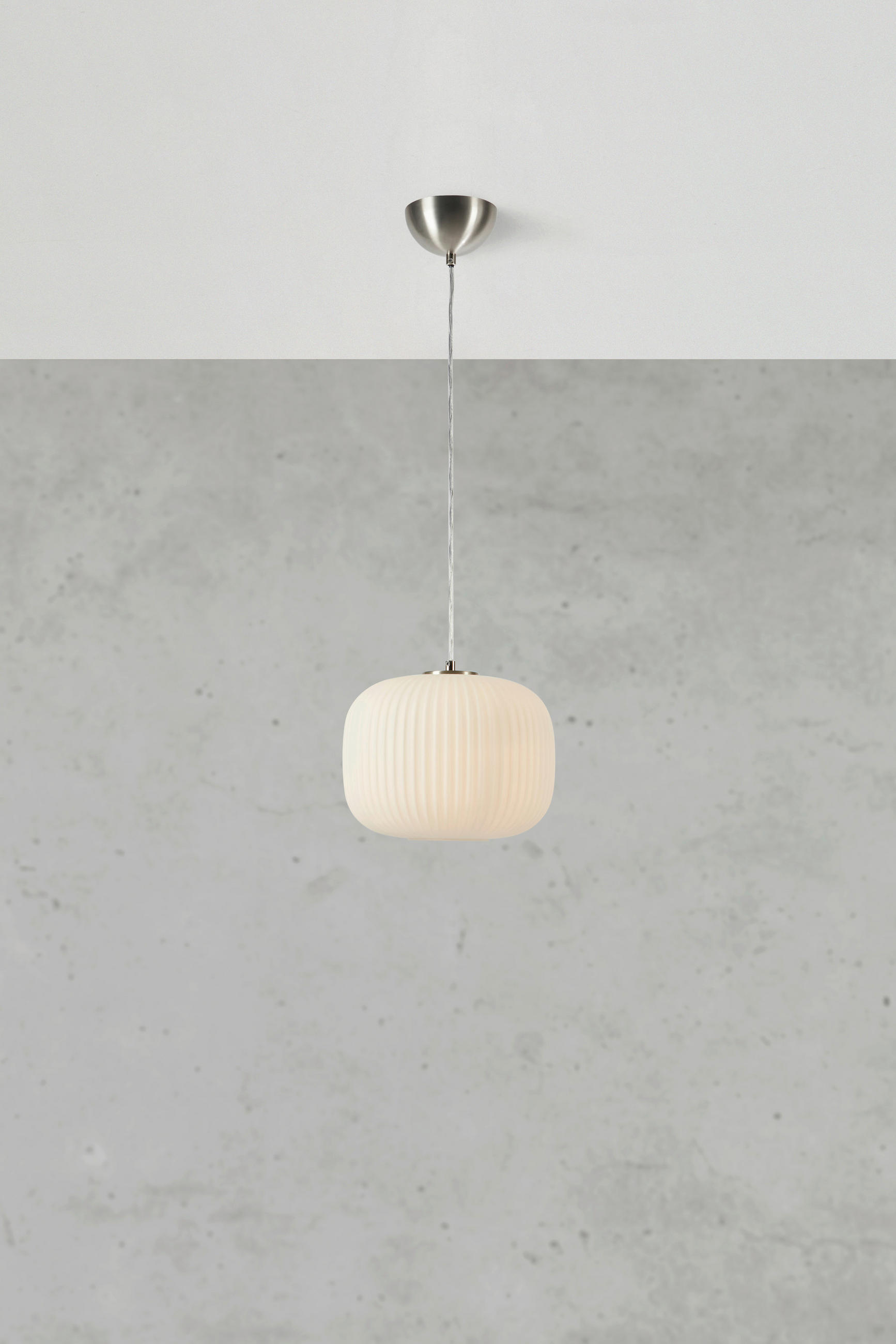 PENDELLEUCHTE Sober 25/21 cm   - Weiß, Design, Glas (25/21cm) - Markslöjd