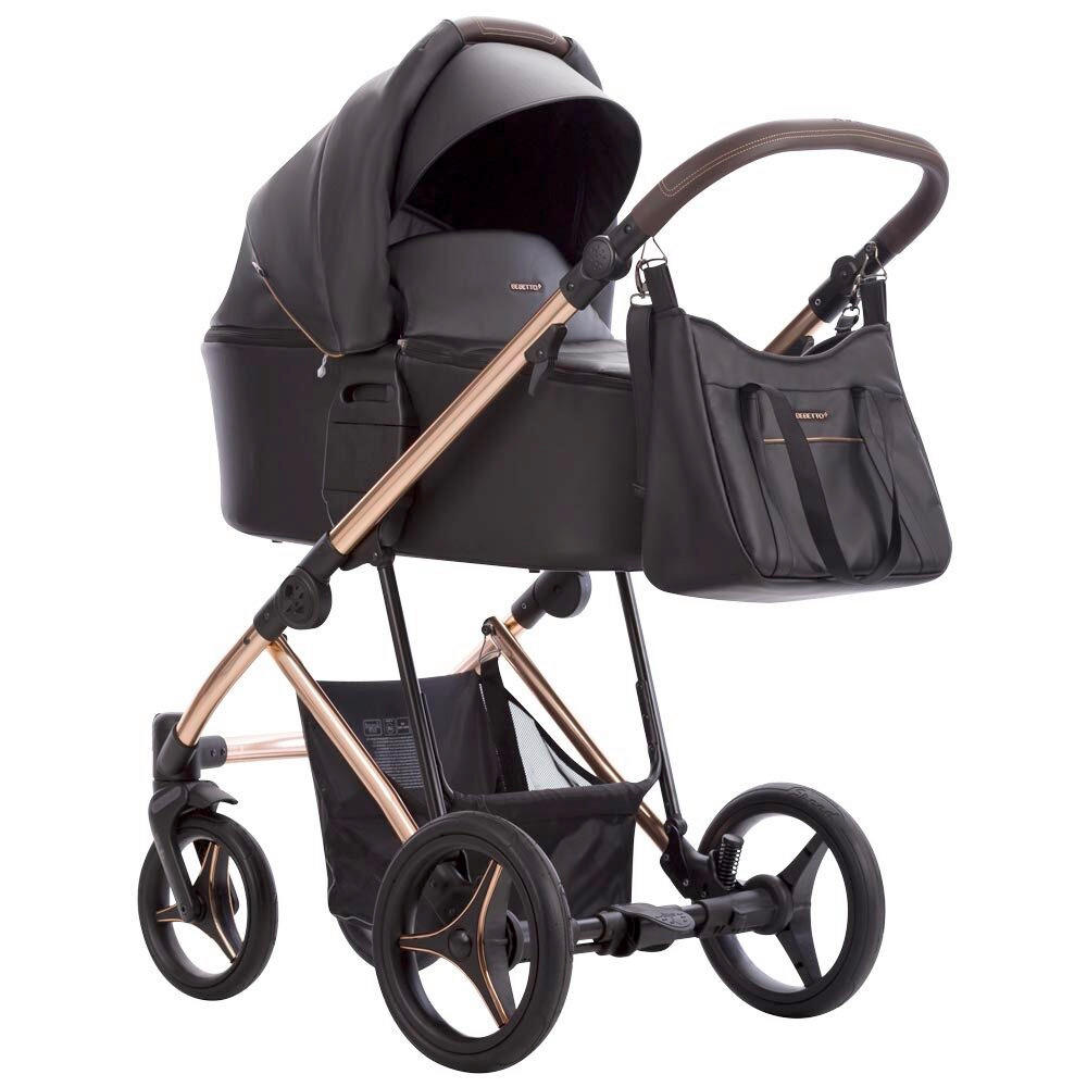 DJEČJA KOLICA FLAVIO PREMIUM  Flavio Premium  - crna, Basics, tekstil/metal (50/90/50cm) - BEBETTO