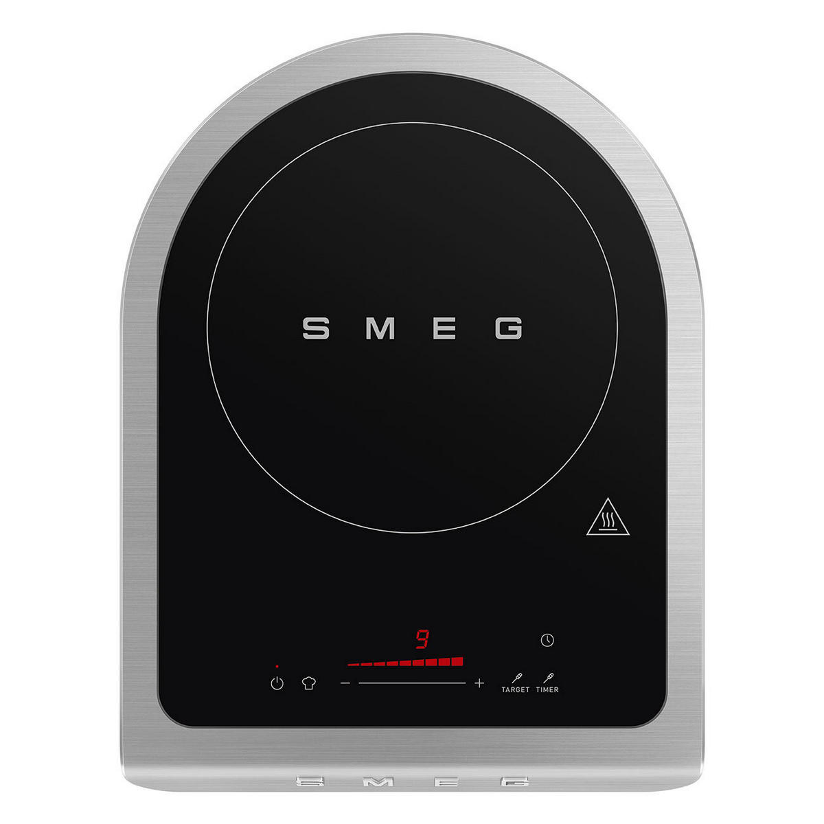 KOCHPLATTE - Weiss, Trend, Kunststoff (31.5/5.4/41.2cm) - SMEG