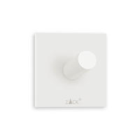KUKICA ZA RUČNIK  bijela  metal  PECO  - bijela, Design, metal (5/5cm) - Zack