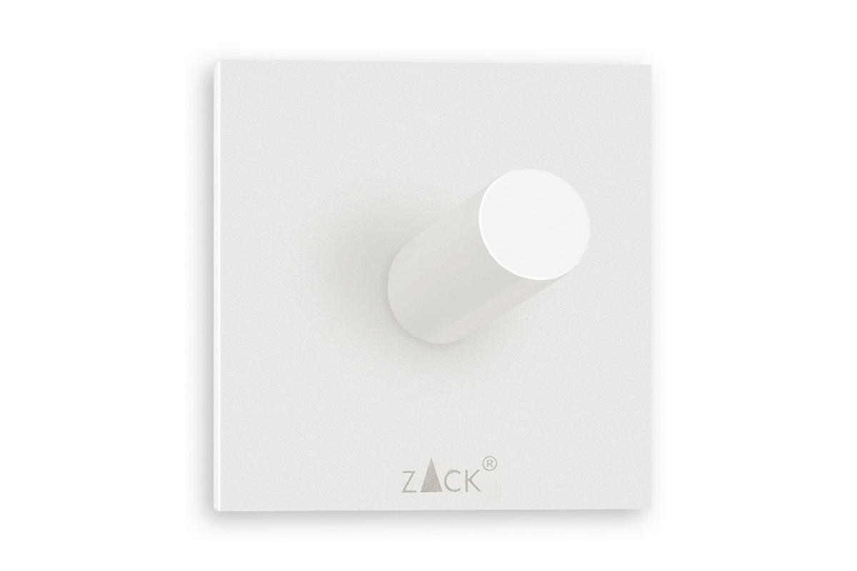 KUKICA ZA RUČNIK  bijela  metal  PECO  - bijela, Design, metal (5/5cm) - Zack