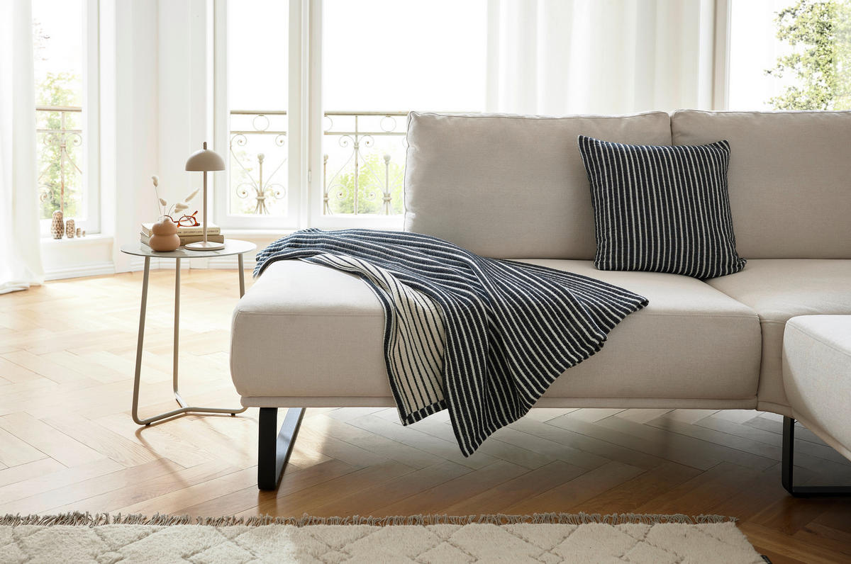 PLAID MUSTERRING 130/170 cm  - Schwarz/Weiß, Design, Textil (130/170cm) - Musterring