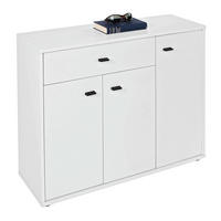 Kommode B 88 cm Boni, Boni  in 88/70/30 cm  - Schwarz/Weiß, MODERN, Holzwerkstoff/Kunststoff (88/70/30cm) - Boxxx