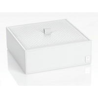 BOX S VÍKEM  - bílá, Design, plast (20,5/7,5/20,5cm) - Joop!