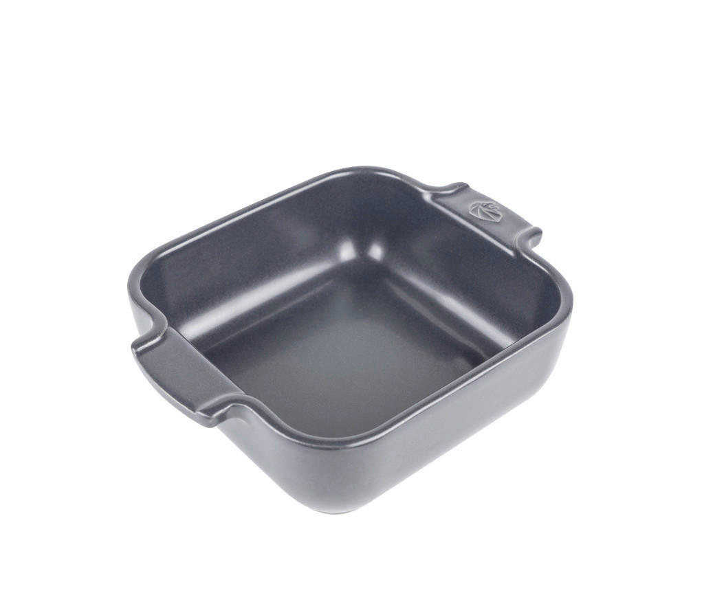 POSODA ZA PEČENJE  appolia slate     22,5/22,5/6,5 cm - črna, Basics, keramika (22,5/22,5/6,5cm) - Peugeot