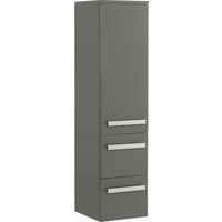 SREDNJI ORMARIĆ   - siva/boje kroma, Design, staklo/drvni materijal (30/121/33cm) - Sadena