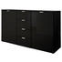 SIDEBOARD Schwarz - Chromfarben/Schwarz, Design, Glas/Holzwerkstoff (140/80/42cm) - SetOne by Musterring SIDEBOARD Schwarz - Chromfarben/Schwarz, Design, Glas/Holzwerkstoff (140/80/42cm) - SetOne by Musterring